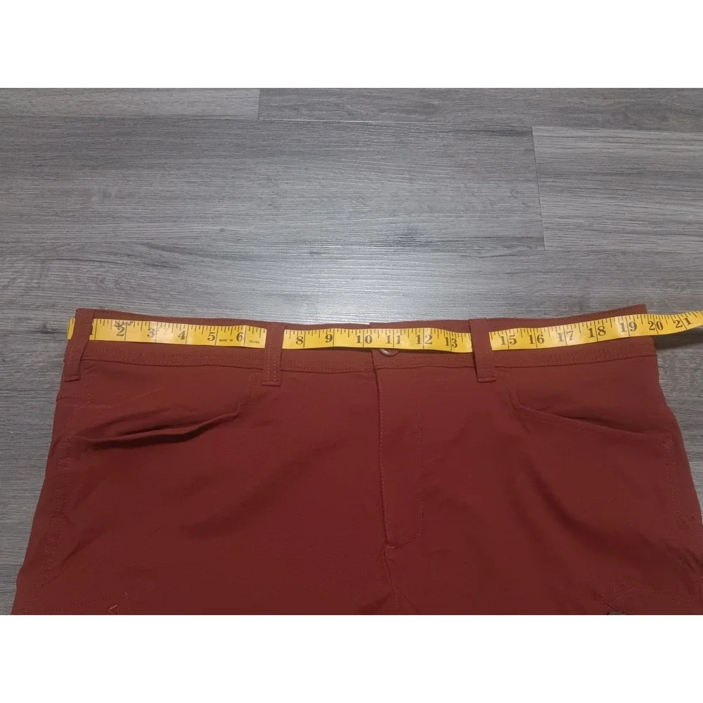 Eddie Bauer First Ascent Men's Burnt Orange‎ Fleece Lined Cargo Pants Size 38x32